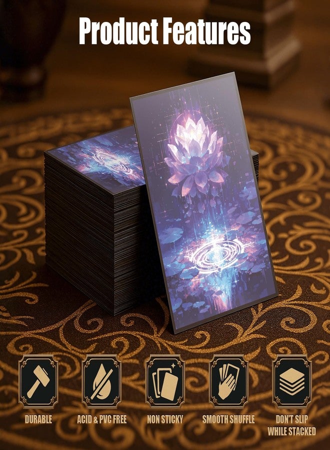 Kiiransr MTG Card Sleeves - Pixel Lotus - Ultra Clear Front & Matte Finish Back, 100 Count Standard Size Matte Art Sleeve for Magic The Gathering - Image 5